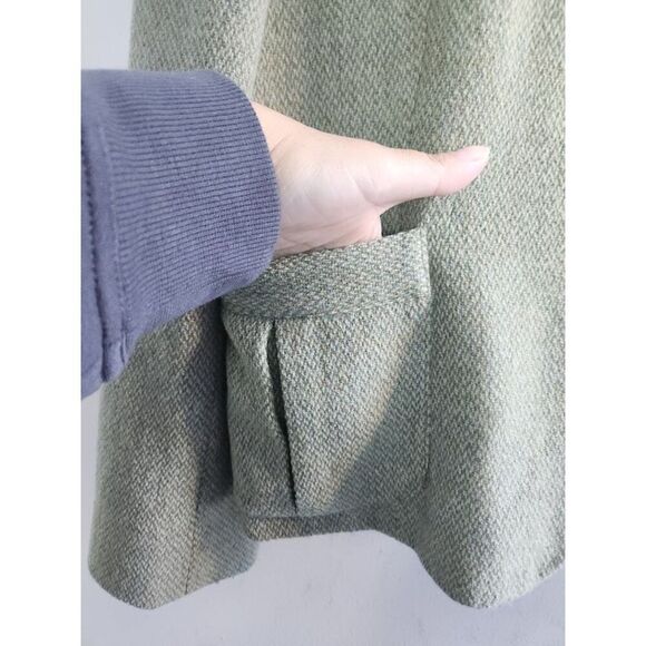 Lauren Ralph Lauren Women Green/Grey Tweed Wool Blend 3 Button Blazer size 16 - Picture 6 of 11